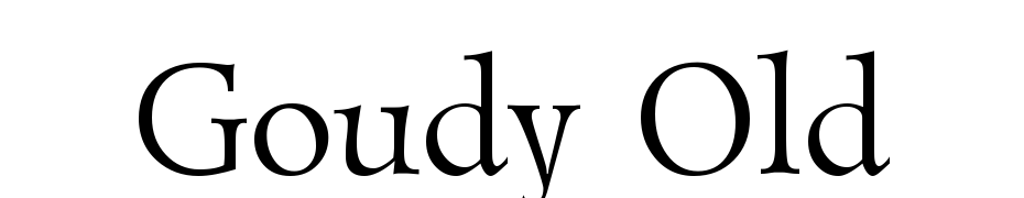 Goudy Old Font Download Free